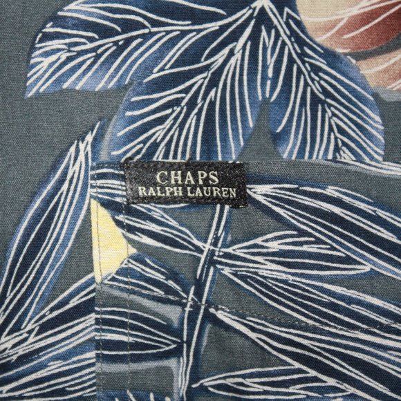 Chaps Ralph Lauren Hawaiian Button Shirt - Picture 3 of 9